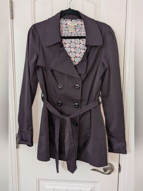 Vertigo Paris Deep Violet‎ Trench Coat M